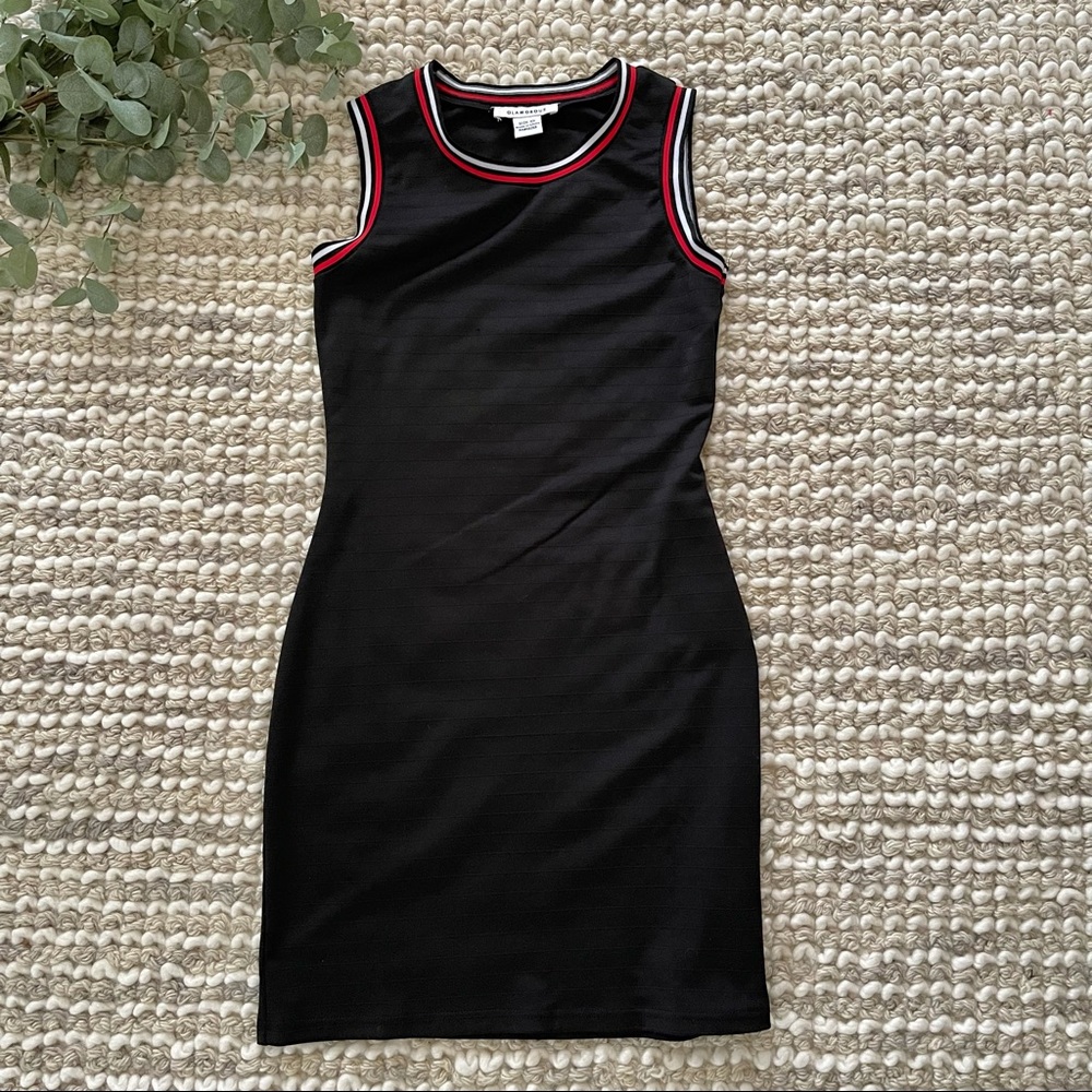 Nasty Gal body on dress with striped trim